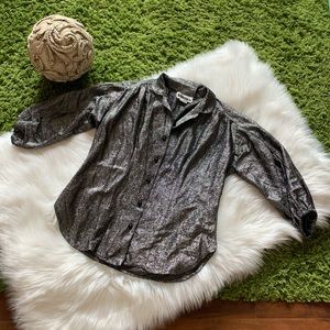 Stop Light of California Vintage Blouse Silver
